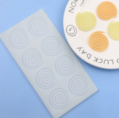 Форма для льда,  "Круги" 8 ячеек,  SG-FLI-8С