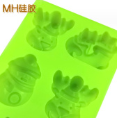 Форма для льда и шоколада, "Новый год 17",   6 ячеек, SG-FIC-NY17