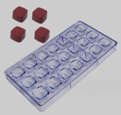 Форма для конфет "Квадрат", пластик, SG-FS-8