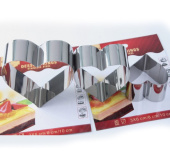 набор форм для фигурной резки, "Сердца",  нержавеющая сталь, 3 шт, SG-CM-SC3