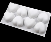 Форма для льда, "Сердце", 8 ячеек, SG-BD-H8