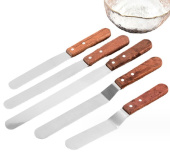 Лопатка металлическая, деревянная ручка, 27 см, SG-SHW6