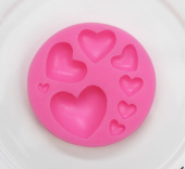 Форма для льда и шоколада,  "Сердце", 8 ячеек, SG-BD-H8
