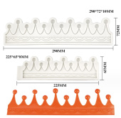 Силиконовая форма для льда и шоколада "Корона 225", SG-FIC-CR225
