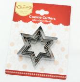 набор форм для фигурной резки, "Звезды",  нержавеющая сталь, 5 шт, SG-CM-SC2