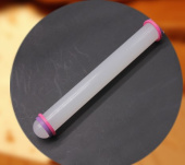 Скалка с ограничителями, пластик, 23 см