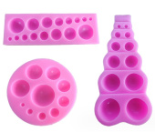 Силиконовая форма для льда и шоколада "Сфера 1", 12 ячеек, SG-SM-1724