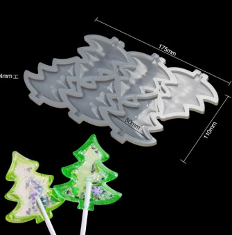 Форма для леденцов и мороженого, "Елочки", SG-FLI-32