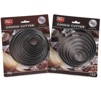 набор форм для фигурной резки, "Круги",  нержавеющая сталь, 7 шт, SG-CM-SC1