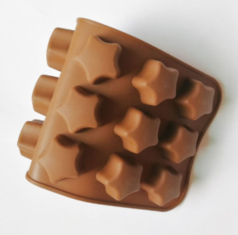 Форма для льда и шоколада "Звезды",  15 ячеек, SG-FIC-ST1