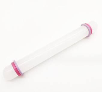 Скалка гладкая, пластик, 33 см, SG-RP-33