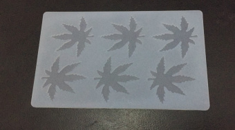 Форма для льда,  "Листочки" 6 ячеек, SG-FLI-6P