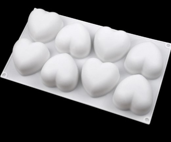 Форма для льда, "Сердце", 8 ячеек, SG-BD-H8