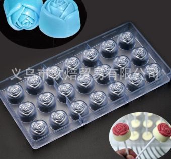 Форма для конфет "Роза", пластик, SG-FS-5