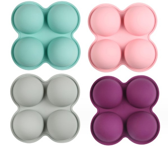 Форма для льда,  "Сфера 7", 4 ячейки, SG-FIC-SP7