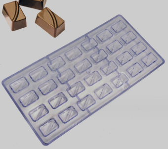 Форма для конфет "Прямоугольник", пластик, SG-FS-7