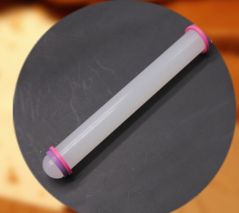 Скалка с ограничителями, пластик, 23 см