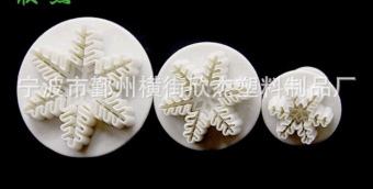 Пресс Для Заполнения Начинкой "Снежинки 1", пластик, 3 шт, SG-FP10