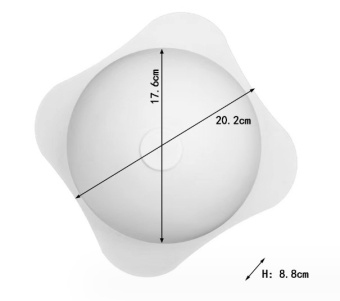 Форма для льда,  "Шар", SG-FIC-SP9